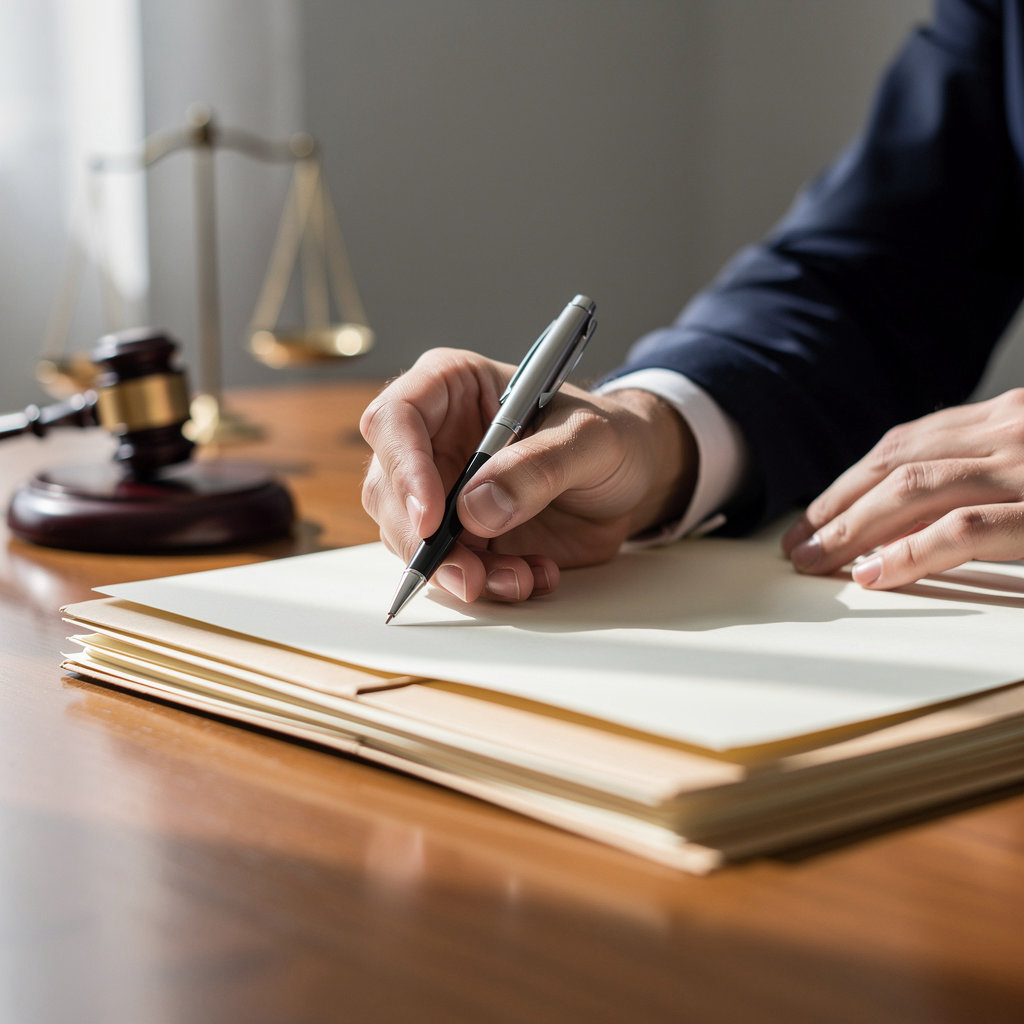 Law Office of Bryan R. Snyder, APC attorney reviewing personal injury case details with a client in San Diego